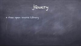 ۱ جی کوئری jQuery چیست؟