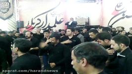 سینه زنی هیئت حضرت سجادع هرند 7 شام غریبان امام حسین