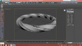 3D Tutorial  Modeling Triply Twisted Torus With Holes  3dsmax