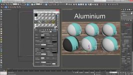 3ds Max Vray Realistic Metal Material Tutorial coper chrome aluminium