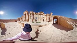 Palmyra in 360 Scars left behind by ISIS