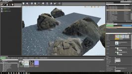 Unreal Engine 4 Automatic DIstance field water flow map