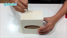 February 2015 Handicraft  Wooden Tissue Box