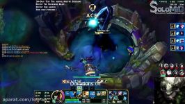 LoL Epic Moments #114 Epic Gangplank 1vs4 + Baron Steal  League of Legends