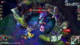 LoL Epic Moments #112 Epic Olaf Triple Kill on Level 1  League of Legends