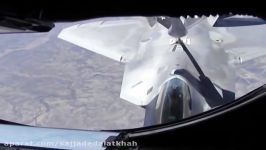 F 22 Raptor AERIAL REFUELING with Radio Audio