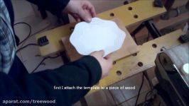 How to make a Scroll Saw Bowl  woodworking