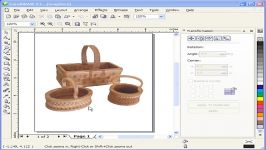 Creating Scroll Saw Partterns with Corel Draw. Basket Part 1