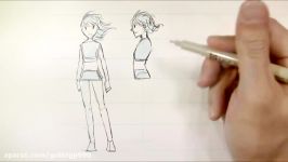 How to Draw Manga Female Body Proportions  Different Views