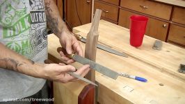 Shaping a Maloof Inspired Rocker Spindle