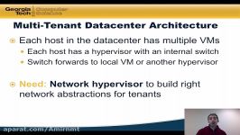 Virtualization in Multi Tenant Datacenters