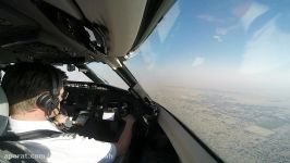 Airline Pilot Cockpit View 7 DUBAI Intl. DXB