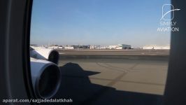 Emirates Airbus A380 Taxiing and BREATHTAKING Take Off from Dubai Intl. OMDB