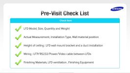 1111 Samsung SMART Signage Videowall Installation Guide  Caution