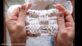 Crochet a blanket pattern .آموزش مدل شطرنجی قلاب