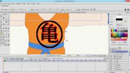 Tutorial Anime Studio pro 10  Cómo hacer a Gokú Dibujar el cuerpo 22