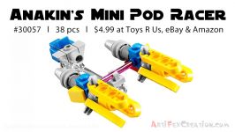 Anakins PODRACER 30057 Lego Star Wars Animated Building Review