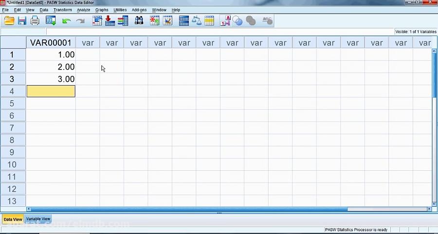 آموزش نرم افزار SPSS برای مبتدیان بخش اول