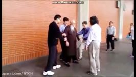 Tai Chi Grand Master uses chi field to expel multiple attackers