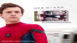 ارتقاهای لباس مردعنکبوتی Spider Man Homecoming  زومجی