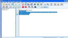 SPSS Syntax  Introduction part 1