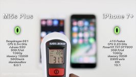 Xiaomi Mi5s Plus 6GB RAM vs iPhone 7 Plus  SpeedMultitaskingHeat Test