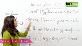 Phrasal Verbs with GO  English Grammar lesson