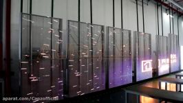 transparent led display see through led display aging test  AUROLED