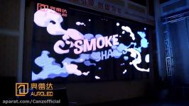 AUROLED transparent LED display video