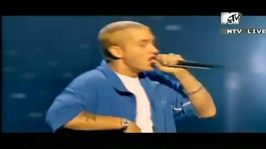 اجرای زیبای امینم eminem در MTV without me