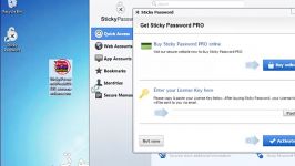 مدیریت آدرس، نام رمز عبور وب سایت ها نرم افزار Sticky Password