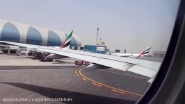 Emirates Boeing 777 Take Off From The Dubai International Airport