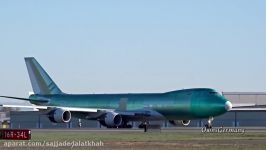 New Asiana Boeing 747 8F Quick Rotate To The Paint Booth KPAE Paine Field