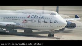 PAINTING DELTA BOEING 747