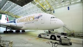 Timelapse painting of Los Angeles Dodgers A380  Emirates Airline