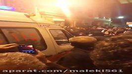 جماران آمبولانس جسد آیت الله رفسنجانی ازدحام ماموران امنیتی در منزل ایشان