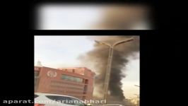 آتش سوزی شدید در اتوبان صدرExtreme fire in the Sadr highway in Tehran