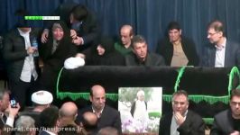 وداع پیکر آیت الله هاشمی رفسنجانی در حسینیه جماران