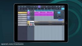 آموزش سریع کار برنامه Cubasis 2 برای Apple Ipad