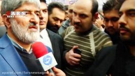 وداع مرحوم هاشمی رفسنجانی در حسینیه جماران