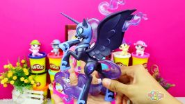 My Little Pony GIANT Nightmare Moon Surprise Egg Play Doh Huevos Sorpresa