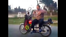 موتور سواری حرفه ای ایرانی واقعا دمش گرم 