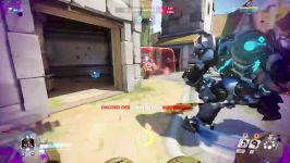 Competitive Overwatch gameplay as Zenyatta on Eichenwalde