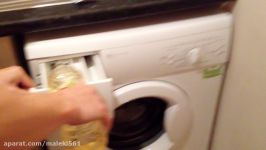 آموزش پاک کردن ماشین لباسشویی جوش شیرین سرکه 100