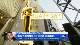 Oscars 2017 Jimmy Kimmel to Host