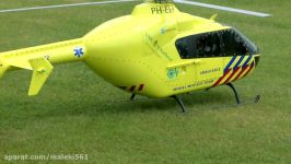 در مقیاس بزرگ RC Heli برخورد کوچک وستون پارک مدل