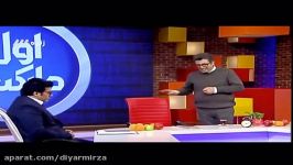 لحظه بیهوش شدن رضا رشیدپور در هنگام اجرای برنامه زنده