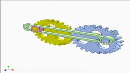 Gear and linkage mechanism 8a