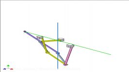 Linkage to draw two perpendicular straight lines 2