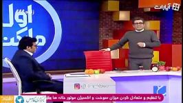 لحظه بیهوش شدن رضا رشیدپور در برنامه زنده «حالا خورشید»